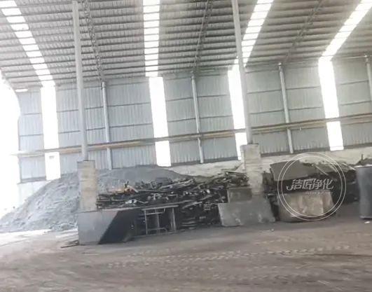 為陶瓷廠煤氣站安裝100+個(gè)高壓噴霧頭！Dejing的凈?除臭顯實(shí)力！